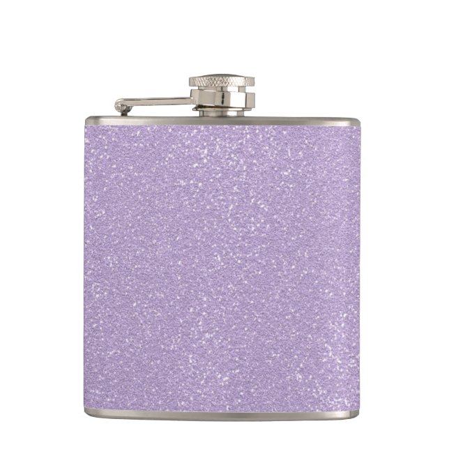 Lavendel-Unordnung Flachmann (Vorderseite)