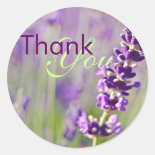 Lavendel ・ Vielen Dank für Ihr Verständnis Runder Aufkleber