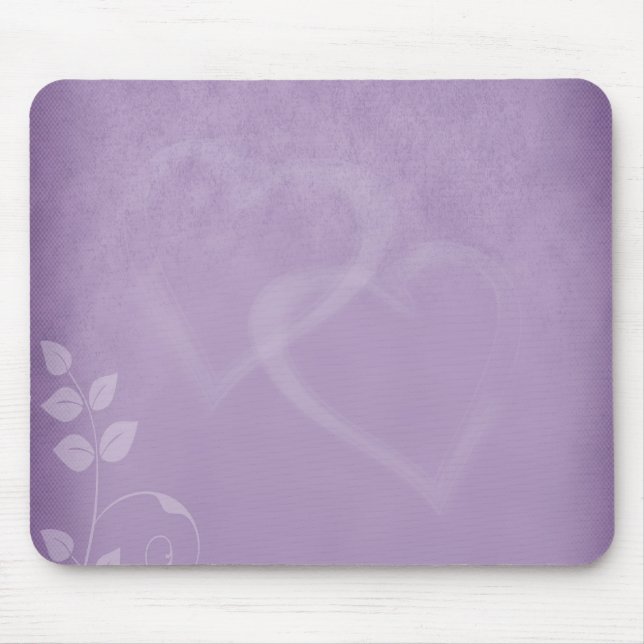 Lavendel Vintage Mousepad (Vorne)