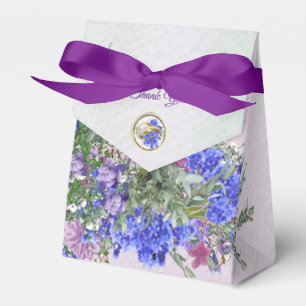 Lavendel - Violette Blumensträuße Geschenkschachtel