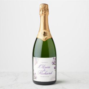 Lavendel-Wasserfarbe – Personalisierte Blumenmotiv