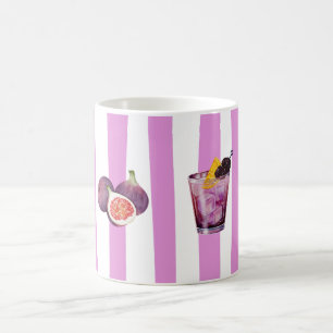 Lavendel-Wasserfarben-Botanik-Muster Kaffeetasse