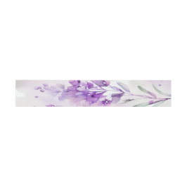Lavendel Wasserfarben-Seife-Etikett rund Einladungsbanderole