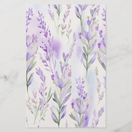 Lavendel Watercolor Soap Wrap Paper Sheet