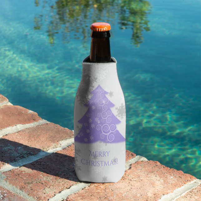 Lavendel Weihnachtsbaum Flasche Cooler Flaschenkühler (In Situ Pool)