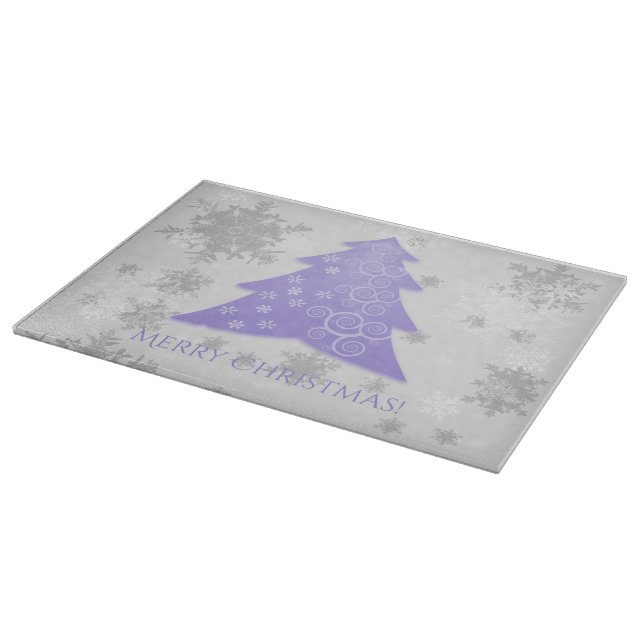 Lavendel Weihnachtsbaumschneider Schneidebrett (Ecke)