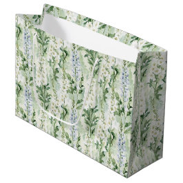 Lavendel Weiße Rittersporn Blumen Braut Dusche Große Geschenktüte