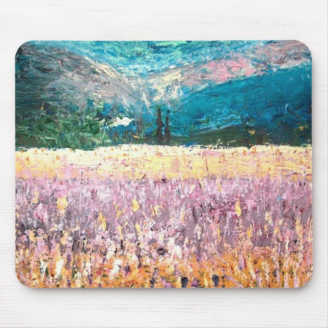 Lavendel weltlich mousepad (Vorne)