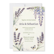 Lavendel Wisteria Schmetterling Provence Hochzeits