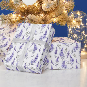 Lavendel-Wrapping Paper Lavendel-Blume Geschenkpapier