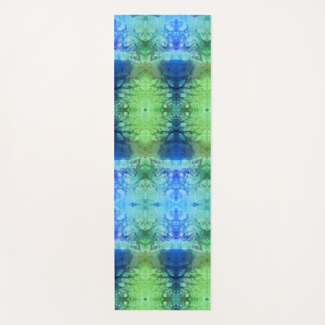 Lavendel X GL Ikat 8 Yogamatte (Vorderseite)