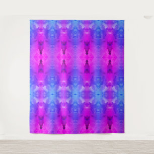 Lavendel X Miami Ikat 9 Wandteppich