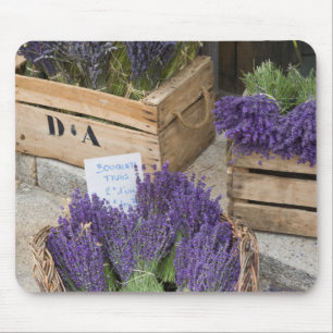 Lavendel zum Verkauf, Provence, Frankreich Mousepad