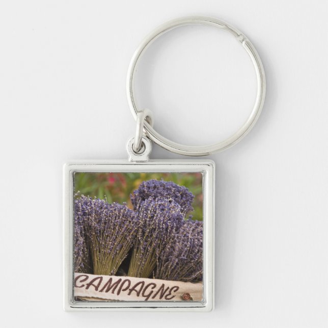 Lavendel zum Verkauf, Vence, Provence, Schlüsselanhänger (Vorne)
