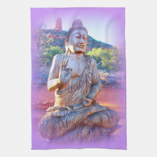 Lavendelaura Buddha Handtuch