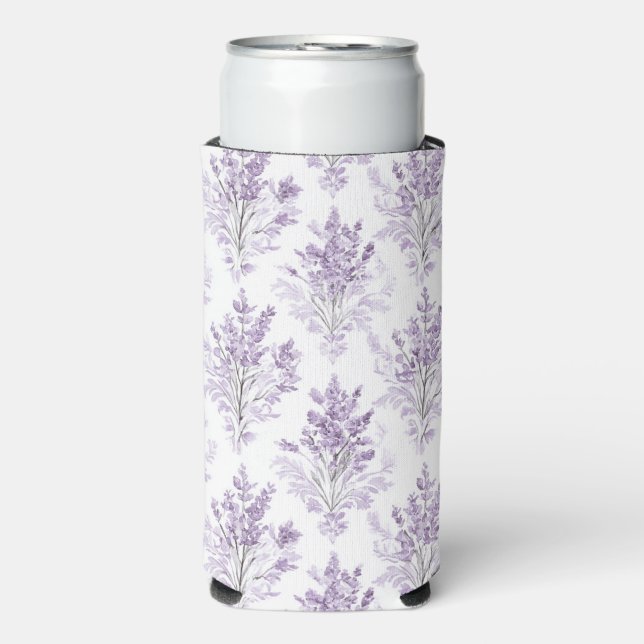 Lavendelblumen   selters dosenkühler (Seltzer Vorderseite)