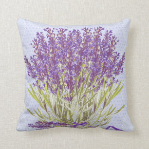 Lavendelblumenkissen Kissen