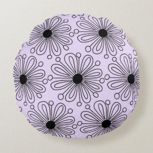 Lavendelblüten Glamour #1 #blumig #dekor #kunst Rundes Kissen