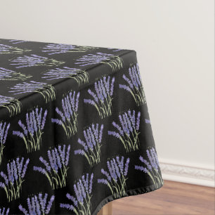 Lavendelblüten rustikal lila floral Botanisch Tischdecke