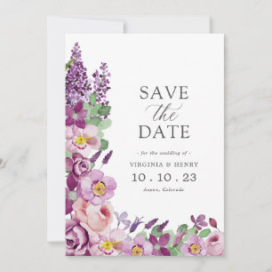 Lavendelblüten Save The Date