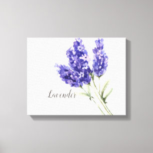 Lavendelblüten Wasserfarben Leinwanddruck