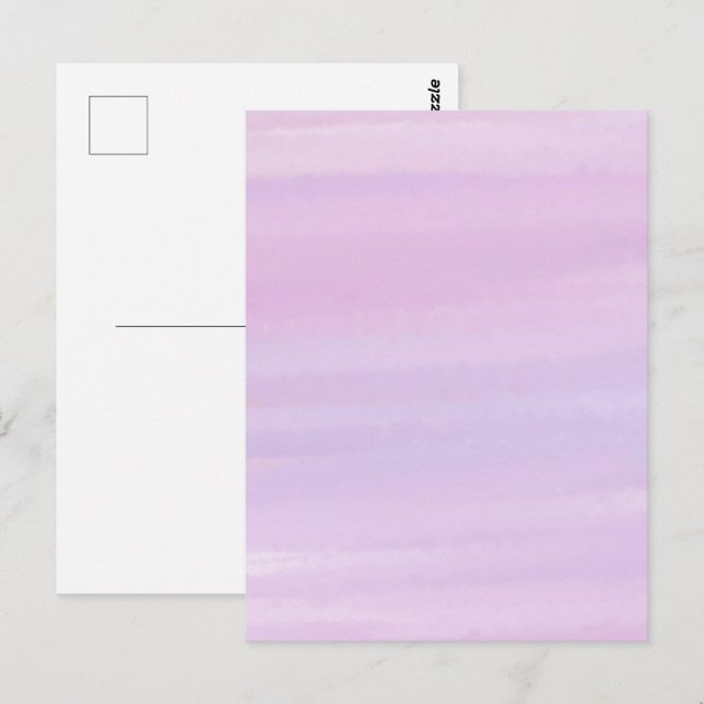 Lavendelfarbe ist meine Lieblingsfarbe Postkarte (Vorne/Hinten)