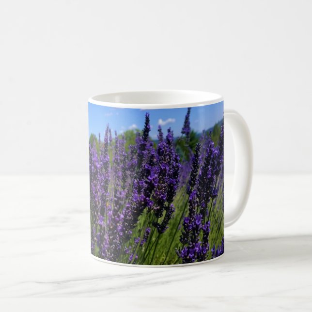 Lavendelfarm Kaffeetasse (VorderseiteRechts)