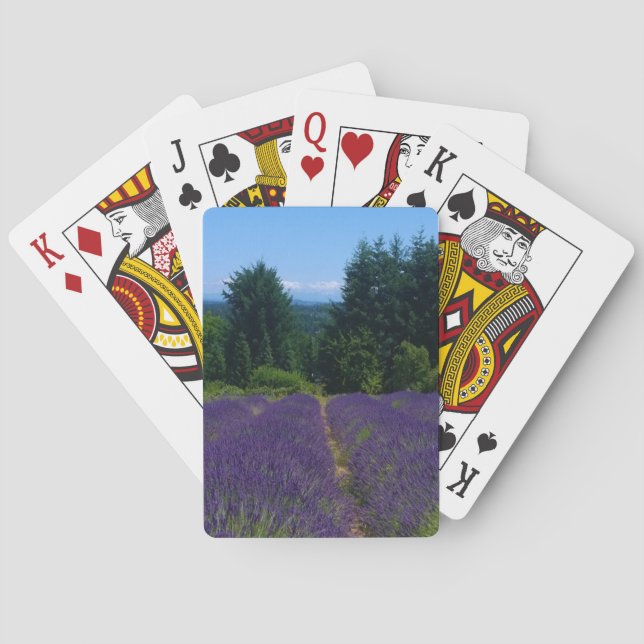 Lavendelfarm Spielkarten (Rückseite)