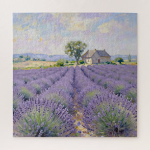 Lavendelfelder Provence Cottage Impressionist