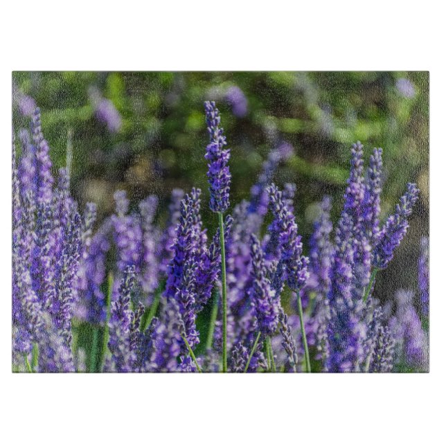 Lavendelglas Schneidebrett (Vorderseite)