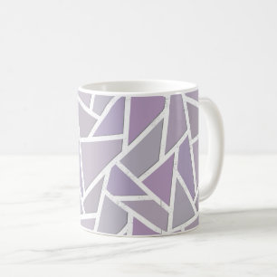 Lavendelmosaikmuster Kaffeetasse