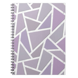 Lavendelmosaikmuster Notizblock
