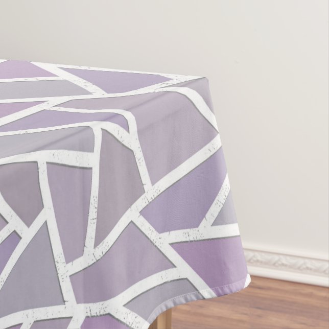 Lavendelmosaikmuster Tischdecke (Beispiel)