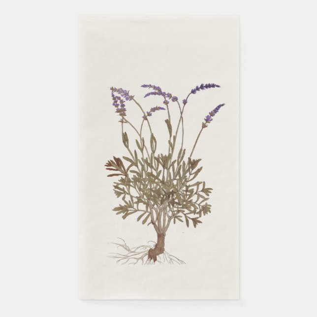 Lavendelserviette Serviette (Vorderseite)