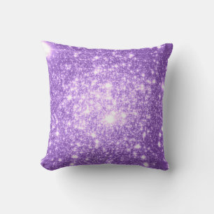 Lavendelviolette Sterne-Kissen Kissen