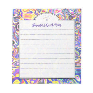 Lavender Abstrakt Art Custom Shopping oder Idee Hi Notizblock