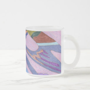 "Lavender" Abstrakte Kunst Mattglastasse