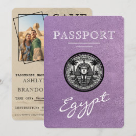 Lavender Ägypten Reisepass Hochzeit Termin bekannt Save The Date