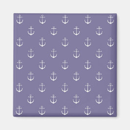 Lavender Anchors Away Magnet