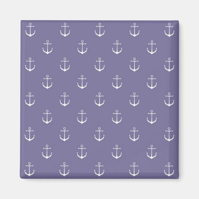 Lavender Anchors Away Magnet (Vorne)
