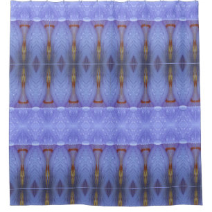 Lavender Art Deco Ikat Duschvorhang