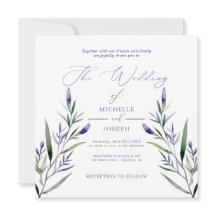 Lavender Bliss Elegante Hochzeit im Wasserfarbenbe