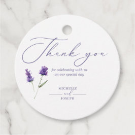 Lavender Bliss Elegantes Wasser Geschenkanhänger