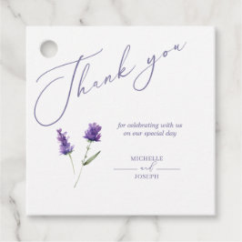 Lavender Bliss Elegantes Wasser Geschenkanhänger