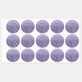 Lavender Bliss Wedding Bachelorette Etiketten