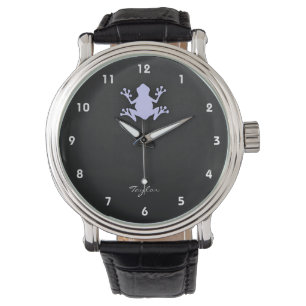Lavender Blue Frog Armbanduhr
