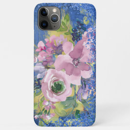 Lavender Blues Watercolor Glitzer Case-Mate iPhone Hülle