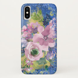 Lavender Blues Watercolor Glitzer Case-Mate iPhone Hülle