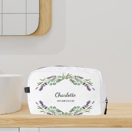 Lavender Blume Grünpflanzen Brautjungfrau Waschbeutel