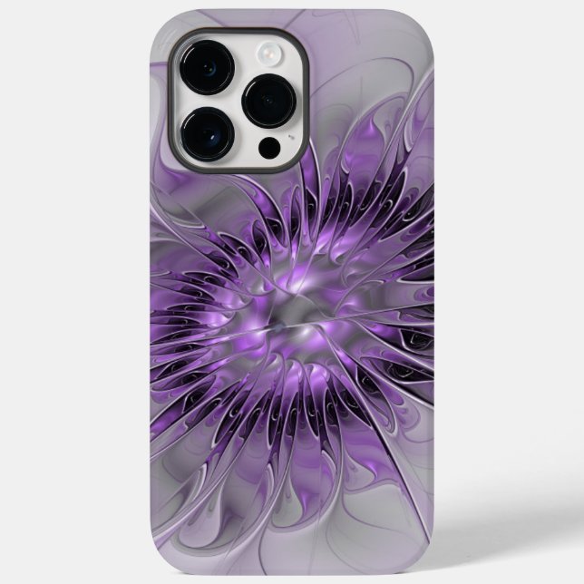 Lavender Blume Traumhaft Modernes Abstraktes Frakt Case-Mate iPhone 14 Pro Max Hülle (Rückseite)